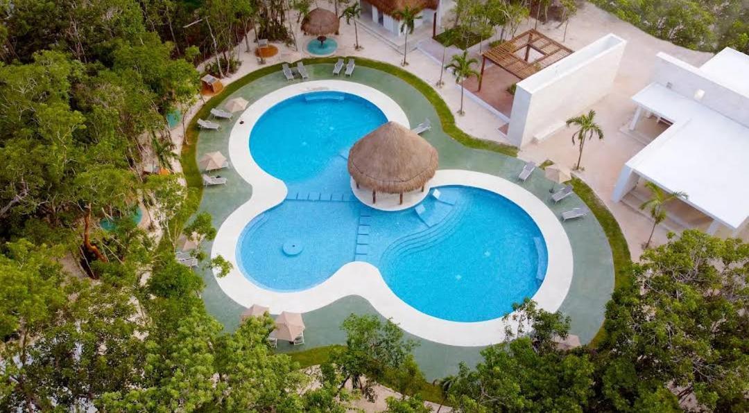 2-Bedroom Condo By The Jungle W/ Swimming Pool Puerto Morelos Ngoại thất bức ảnh